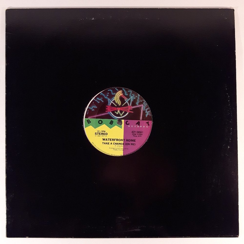 Waterfront Home - Take A Chance On Me - 12 Inch Single - Vinyl LP Record